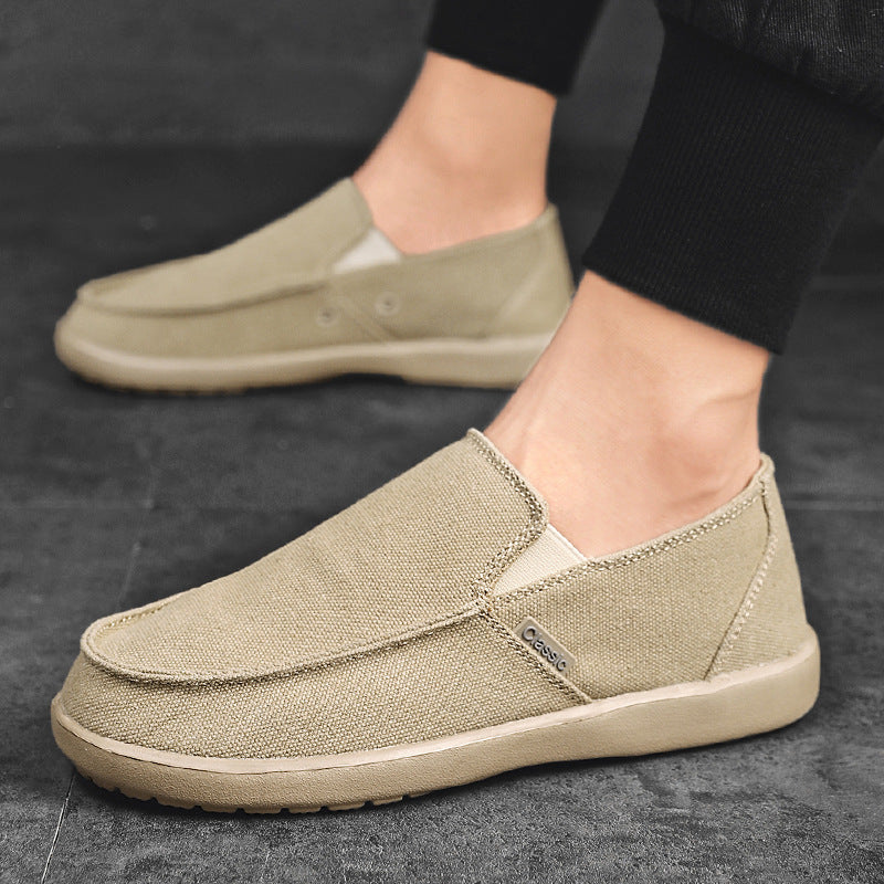 All-match Breathable Lazy Low-top Canvas Shoes