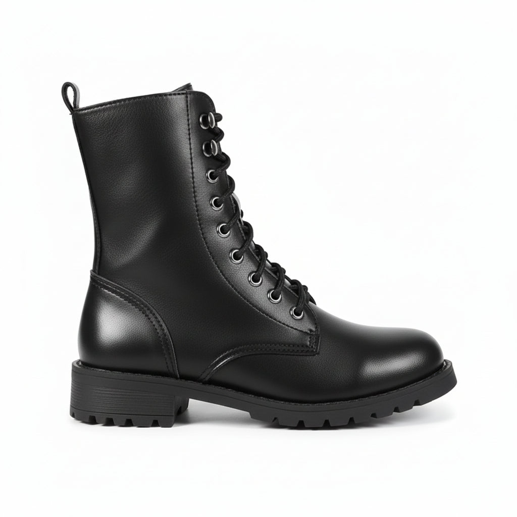 British Martin Boots Leather Boots Motorcycle Military Boots