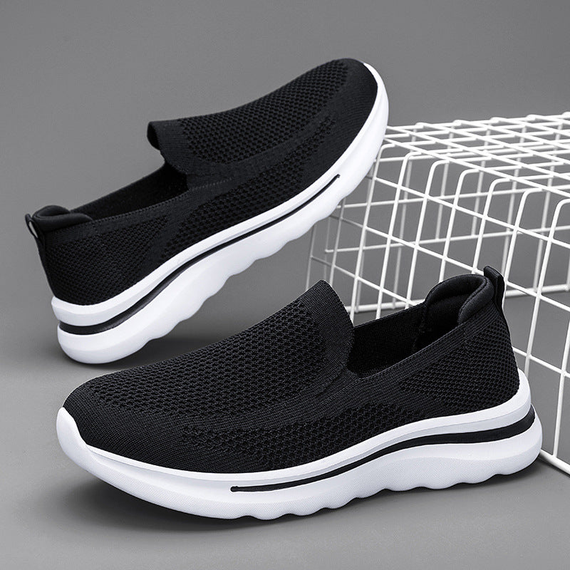 Breathable Mesh Sports Walking Jogging Flat Shoes