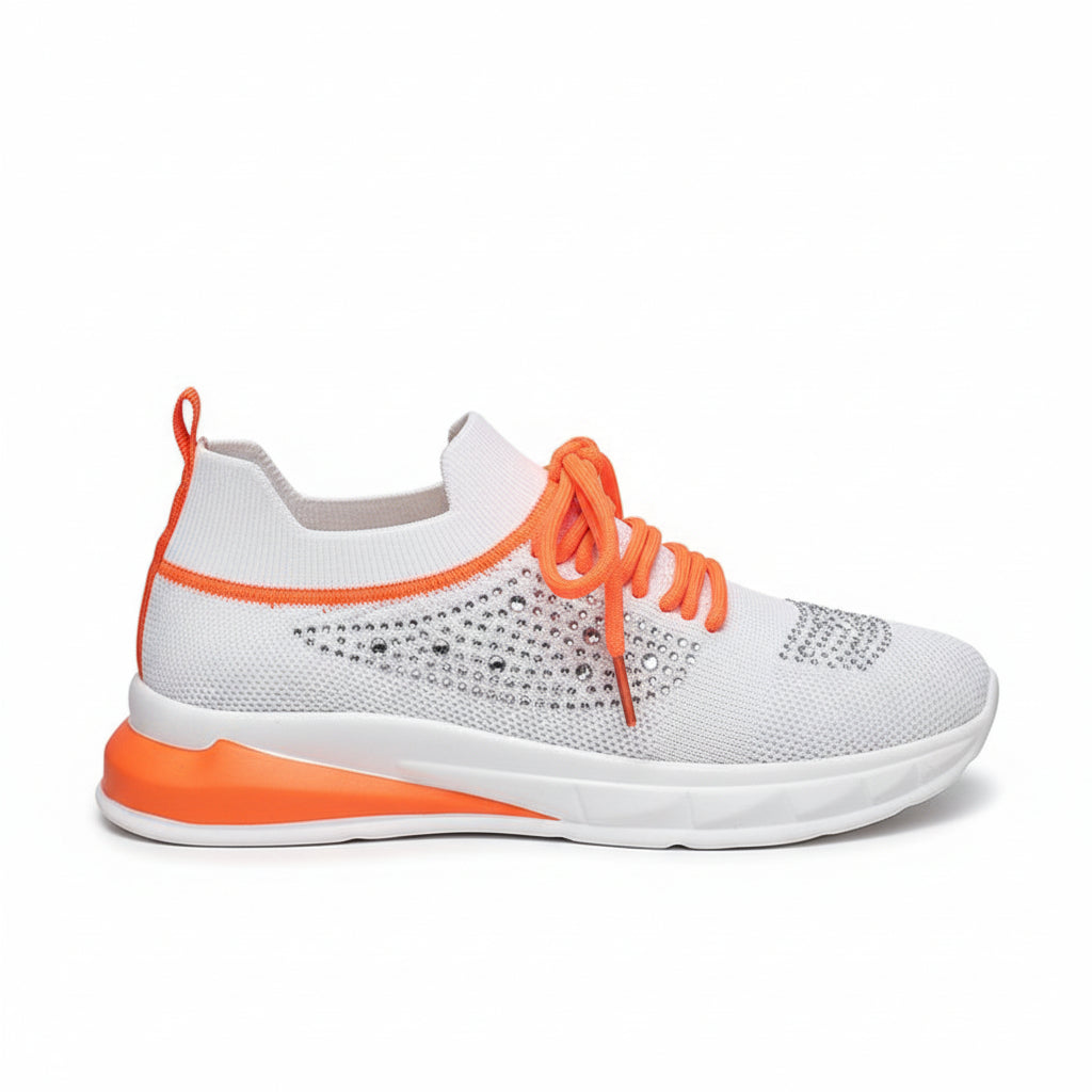 Summer Style Rhinestone Casual Shoes Walking Shoes Socks Sports Shoes