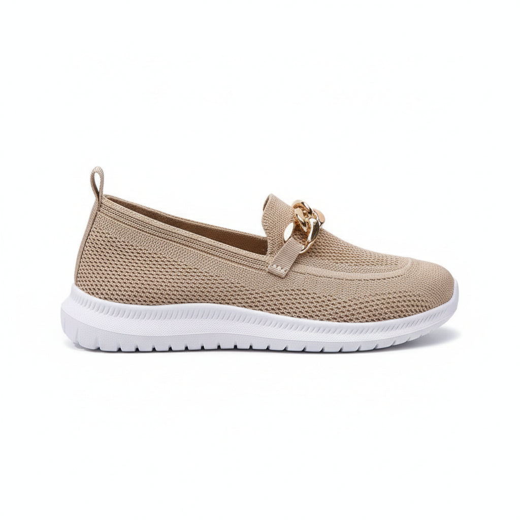 Chain Flats Shoes Mesh Sports Walking Shoes