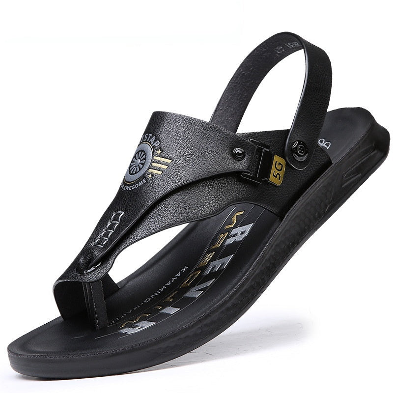 Dual-use Driving Casual Non-slip Wear-resistant Sandals For Men