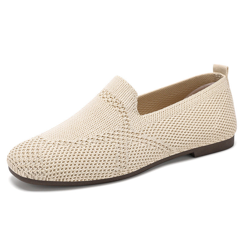Flyknit Shoes Casual Flat Shoes